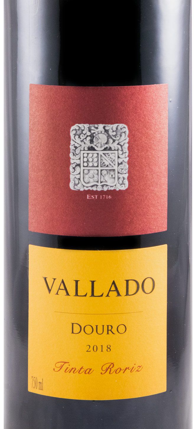 2018 Vallado Tinta Roriz red