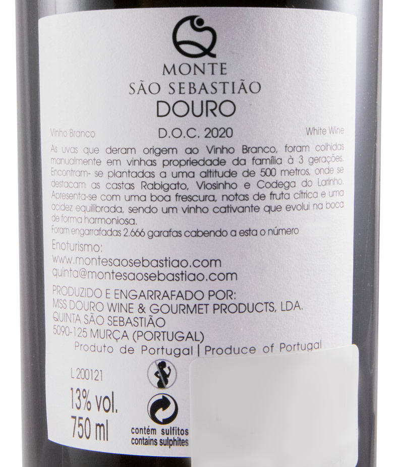 2020 Monte São Sebastião white