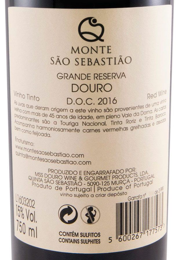 2016 Monte São Sebastião Grande Reserva tinto