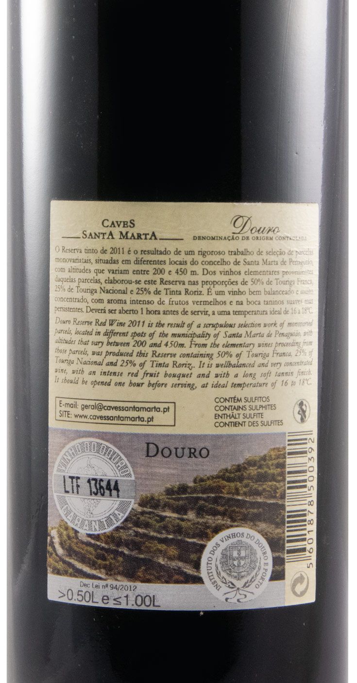 2011 Caves Santa Marta Reserva red