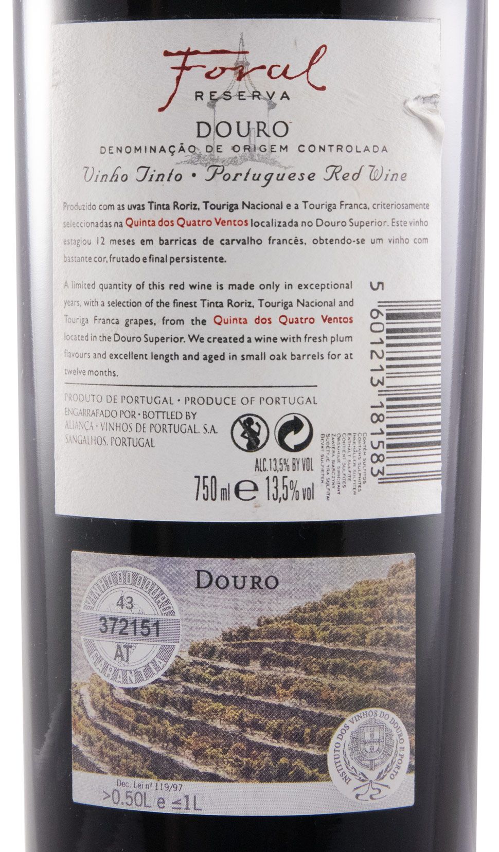 2009 Foral dos Quatro Ventos Reserva tinto
