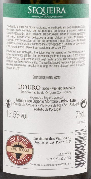 2020 Quinta da Sequeira Rabigato white