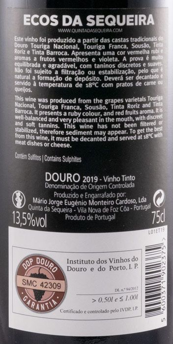 2019 Ecos da Sequeira red