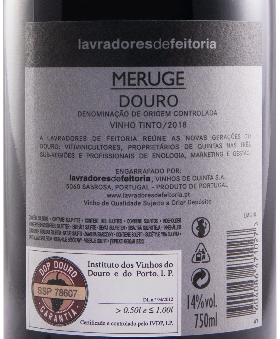 2018 Lavradores de Feitoria Meruge tinto