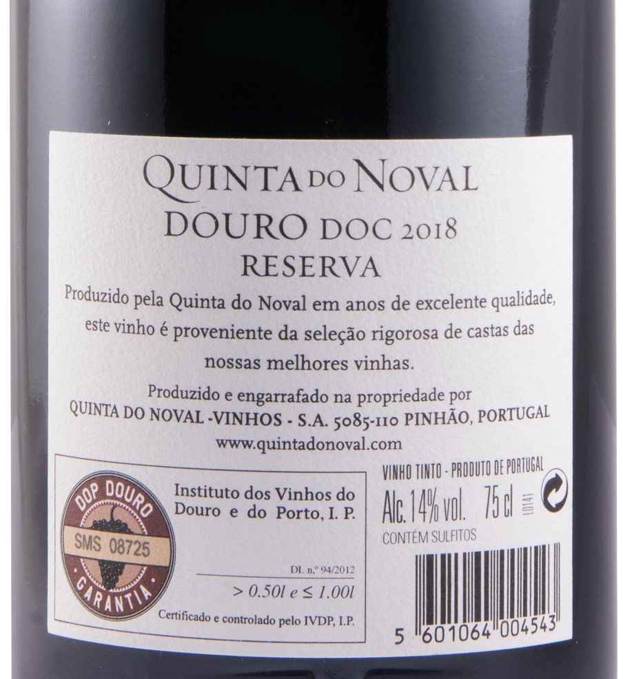 2018 Quinta do Noval Reserva red