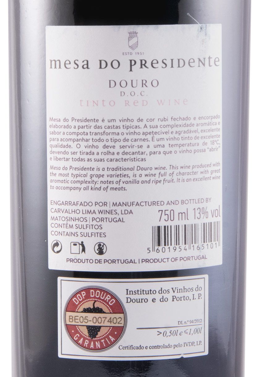 2019 Mesa do Presidente Douro Colheita red