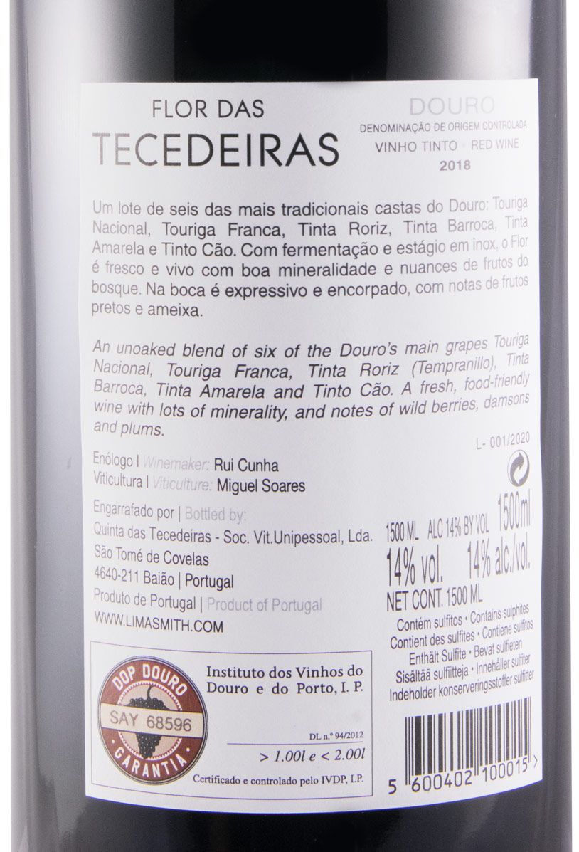 2018 Flor das Tecedeiras red 1.5L