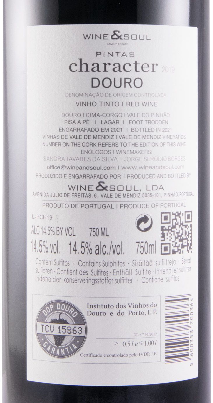 2019 Pintas Character tinto