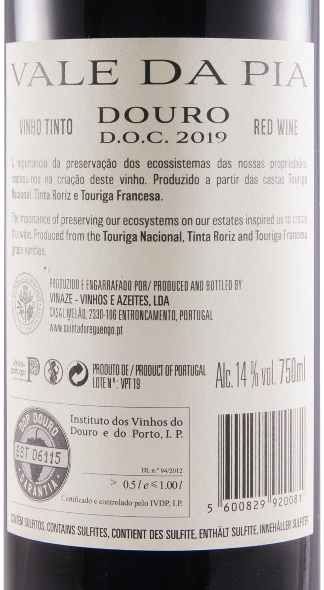 2019 Vale da Pia tinto
