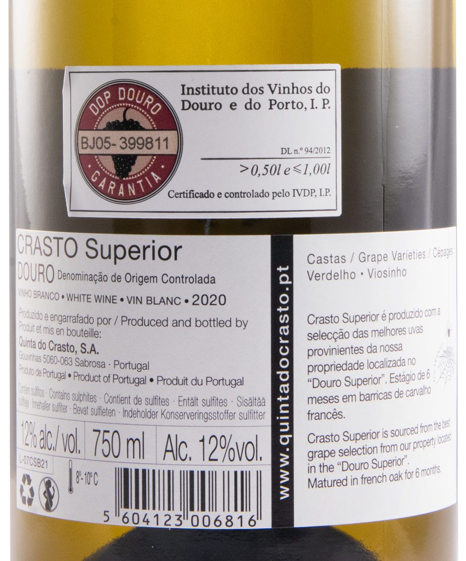 2020 Crasto Superior branco