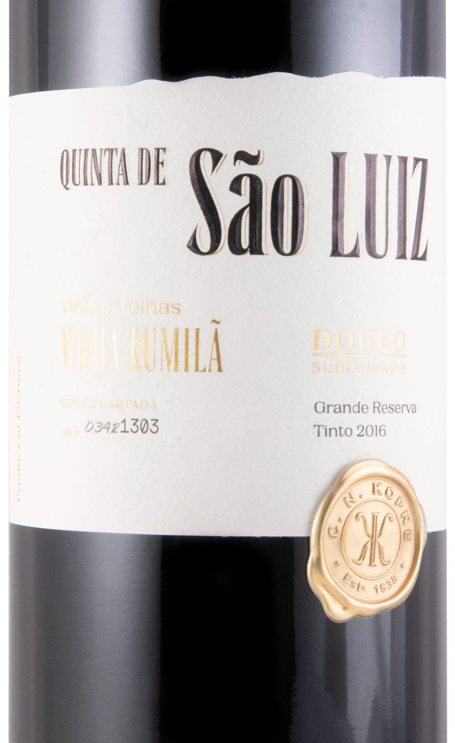 2016 Kopke Quinta de São Luiz Vinha da Rumilã Limited Edition red