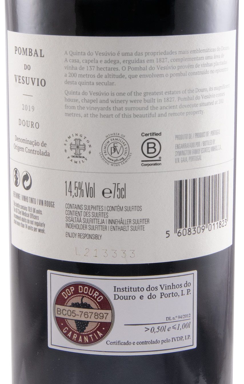 2019 Pombal do Vesuvio tinto
