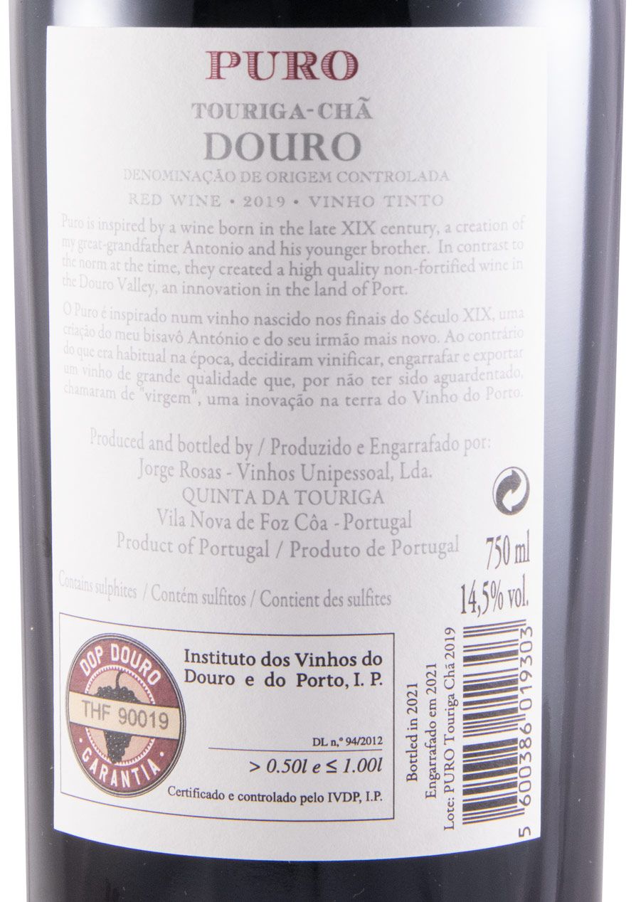 2019 Quinta da Touriga-Chã Puro tinto