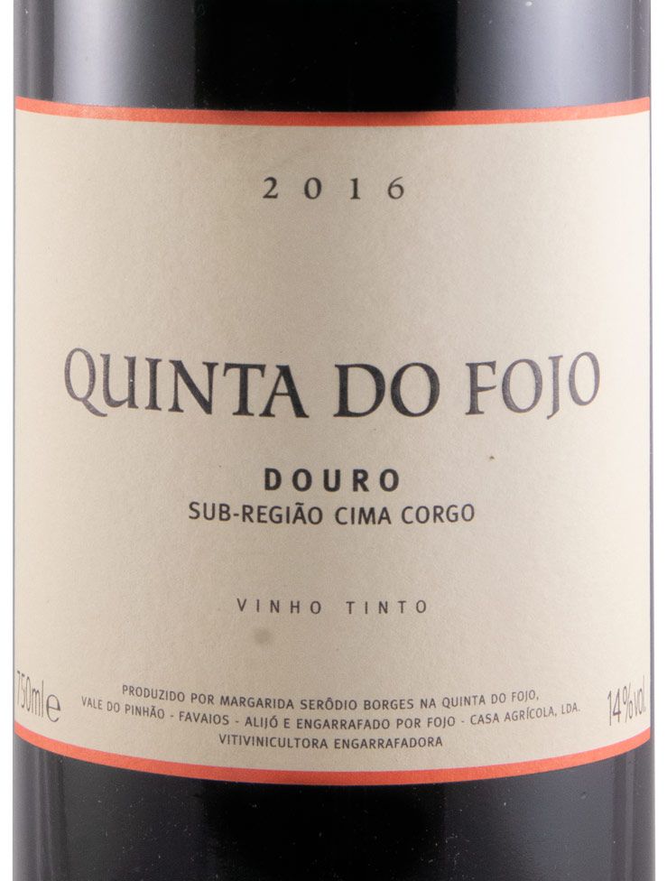 2016 Quinta do Fojo red