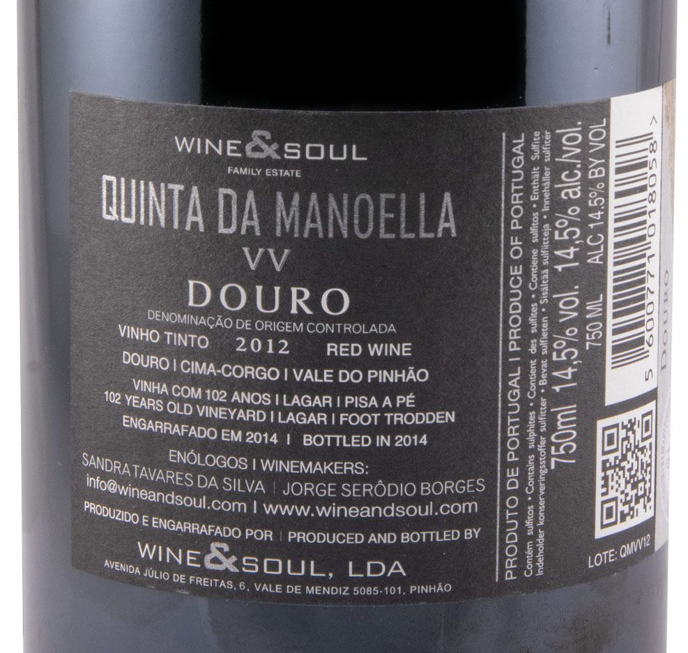 2012 Quinta da Manoella Vinhas Velhas tinto