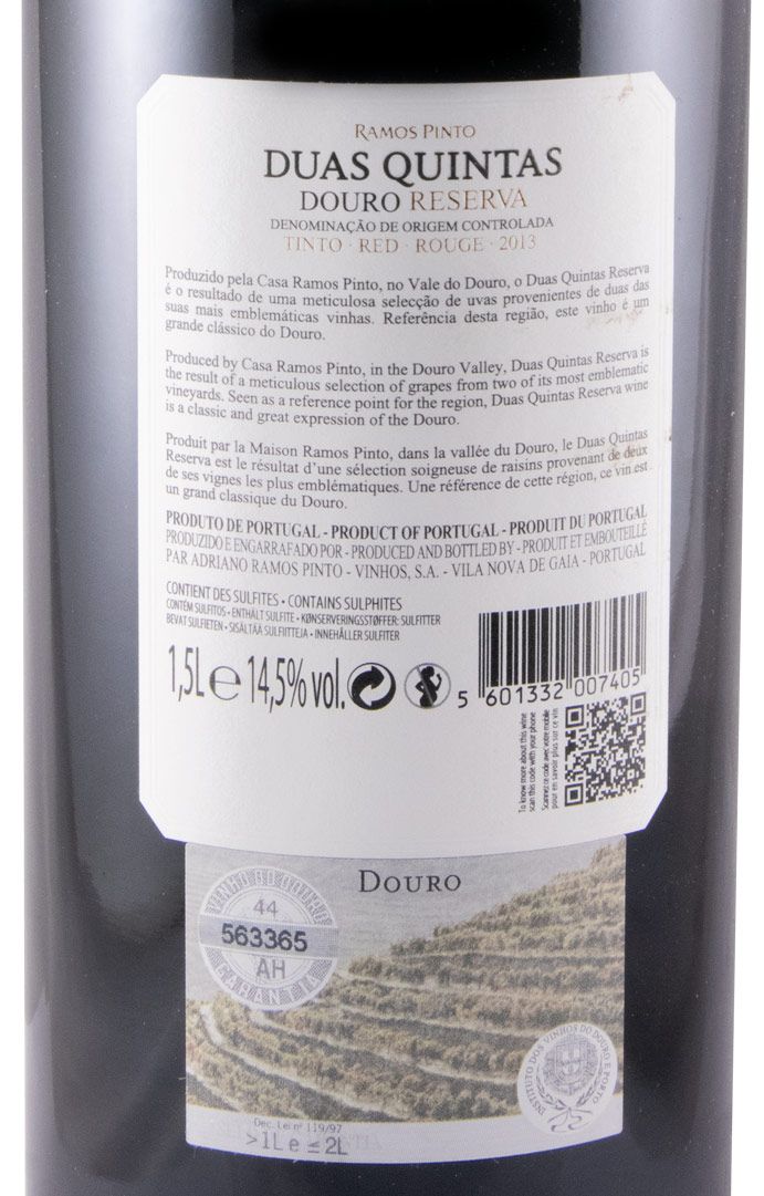 2013 Duas Quintas Reserva red 1.5L