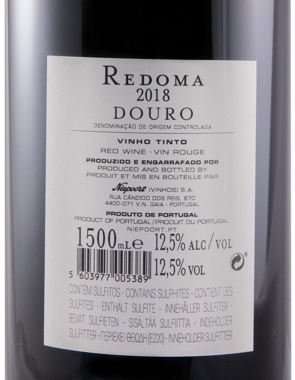 2018 Niepoort Redoma tinto 1,5L