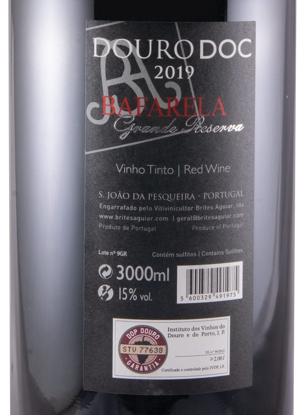 2019 Bafarela Grande Reserva tinto 3L