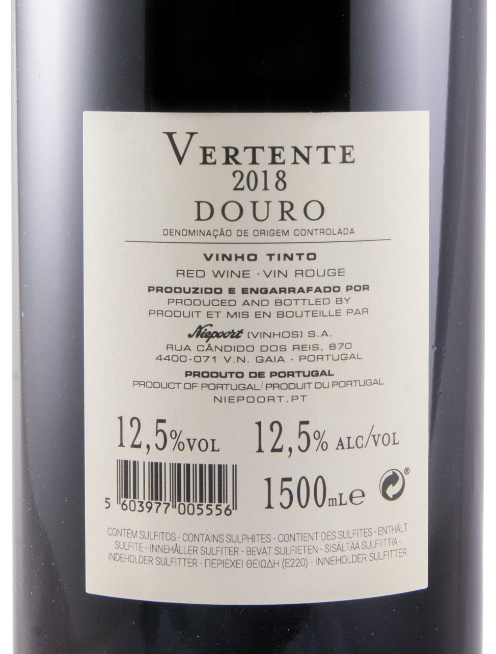 2018 Niepoort Vertente tinto 1,5L
