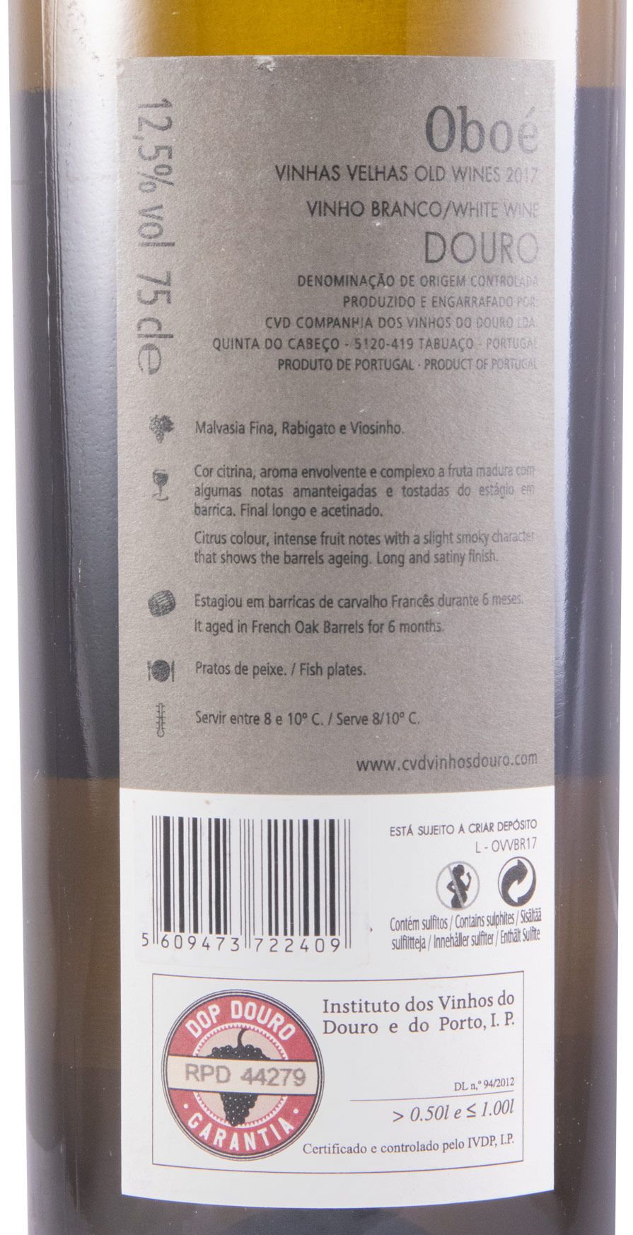 2017 Oboé Vinhas Velhas white