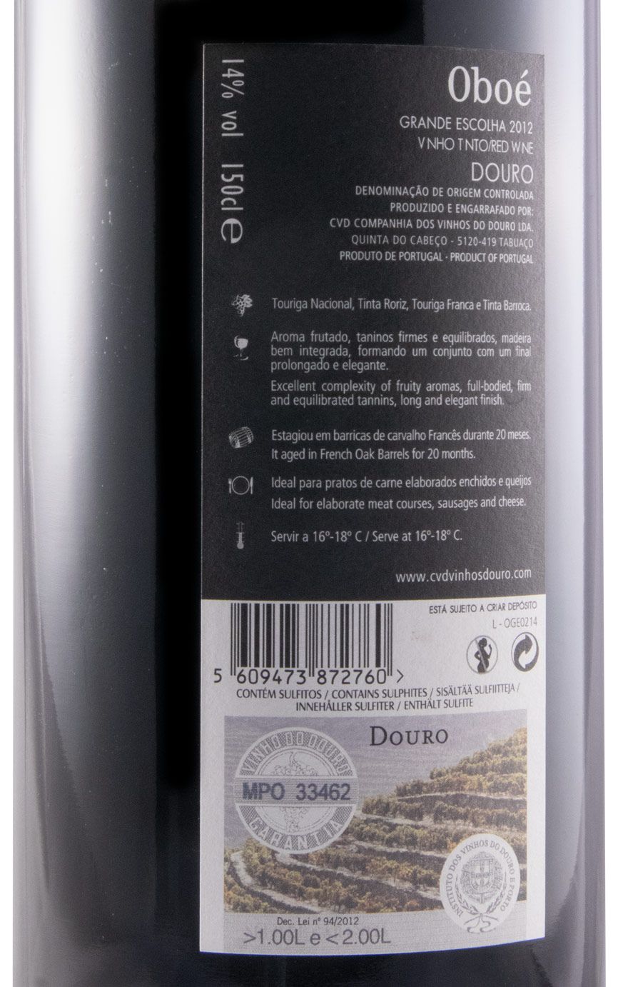 2012 Oboé Grande Escolha red 1.5L