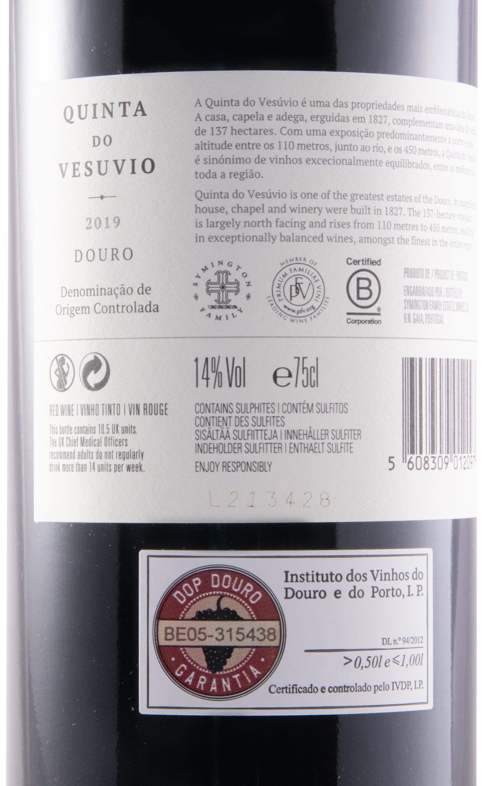 2019 Quinta do Vesuvio red
