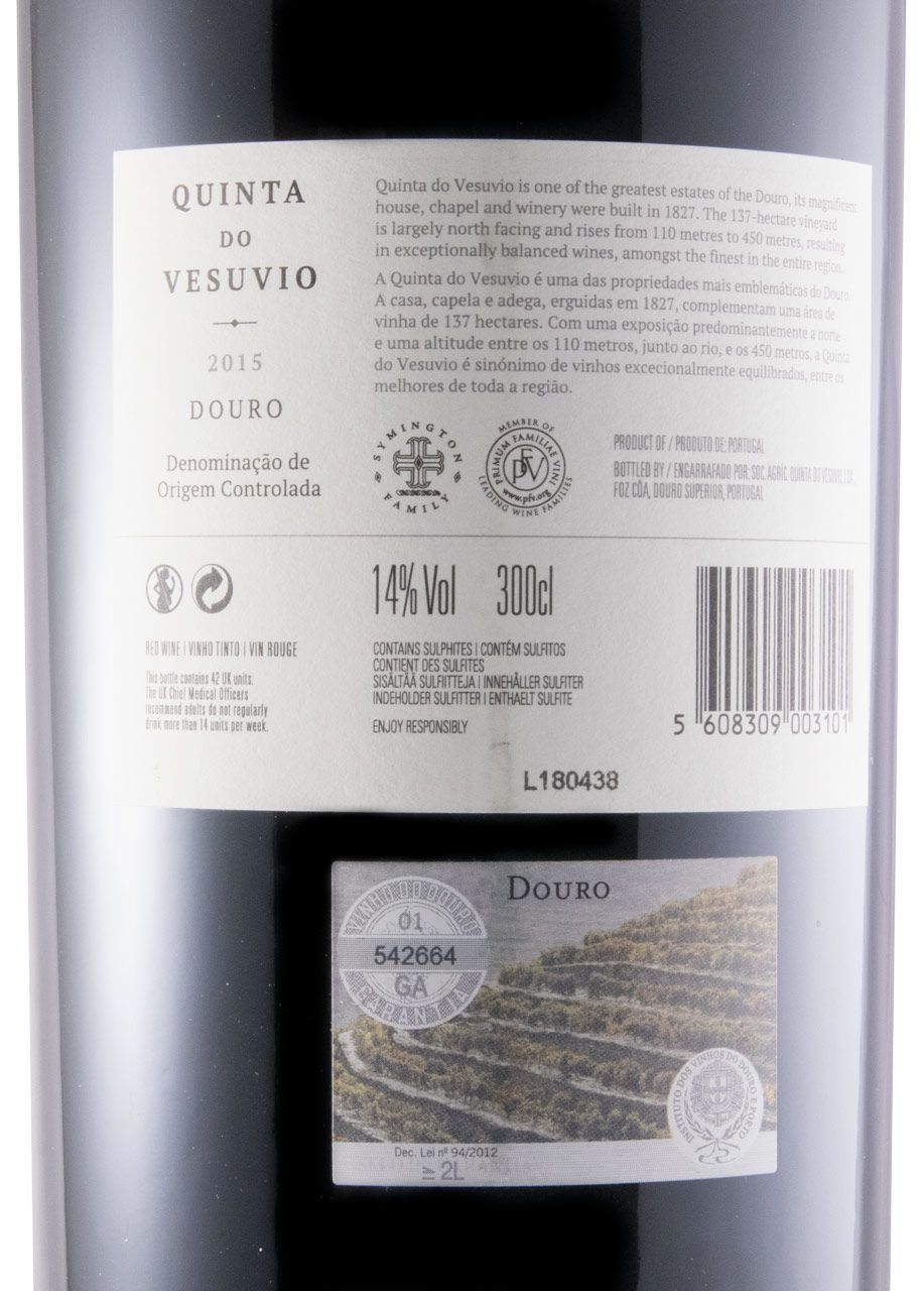 2015 Quinta do Vesuvio red 3L