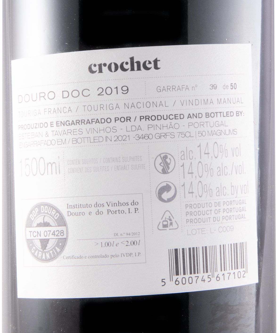 2019 Esteban & Tavares Crochet tinto 1,5L