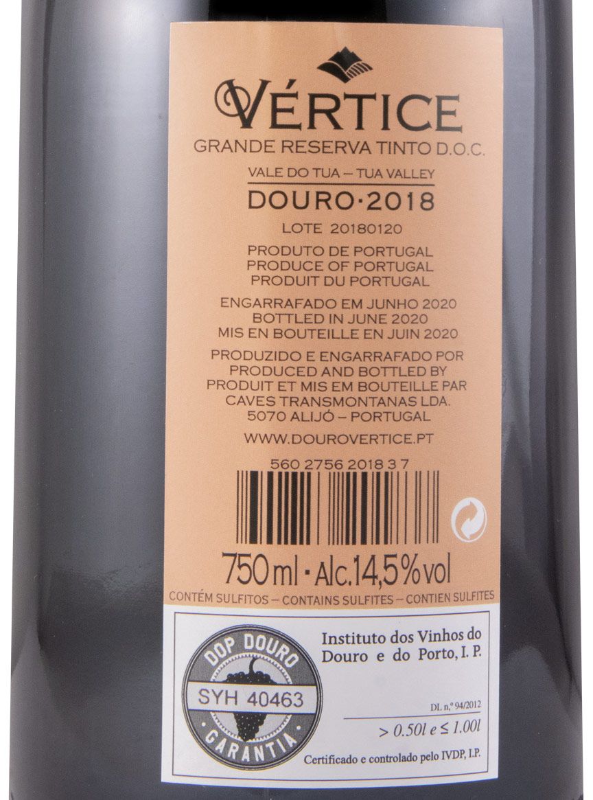 2018 Vértice Grande Reserva red