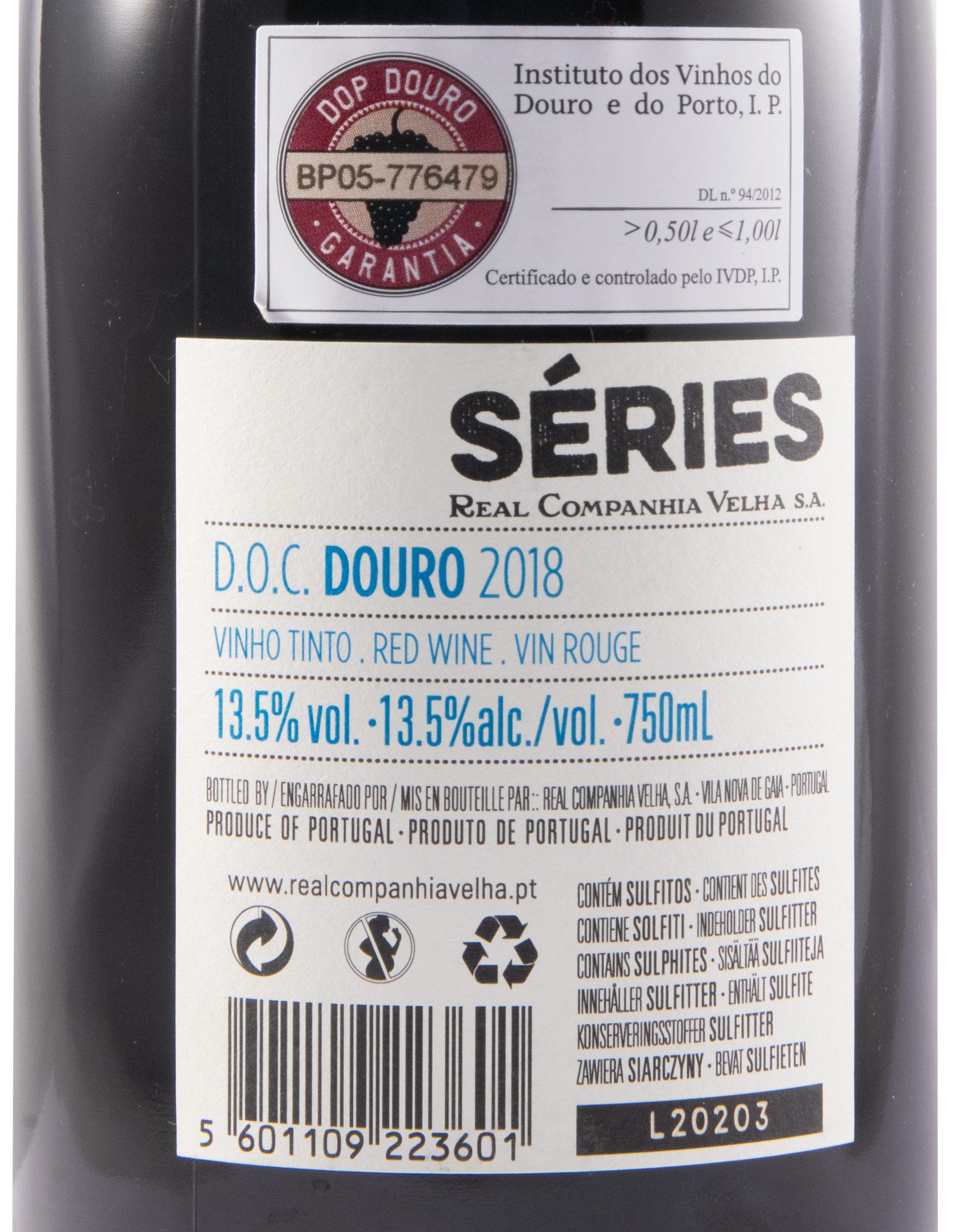 2018 Real Companhia Velha Séries Cornifesto red