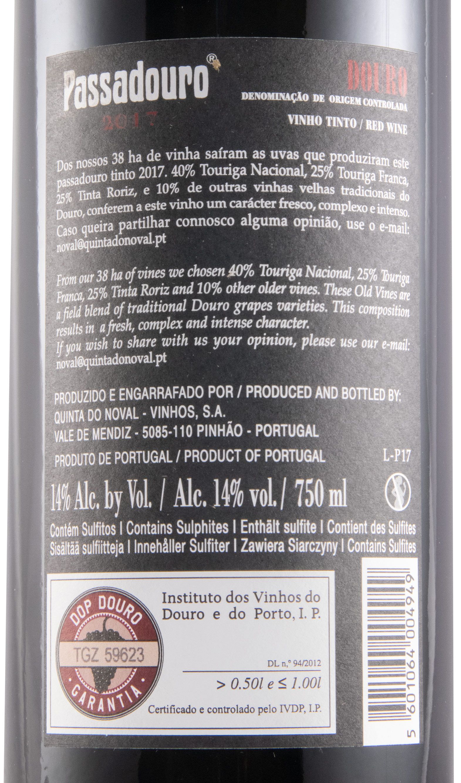 2017 Quinta do Passadouro tinto