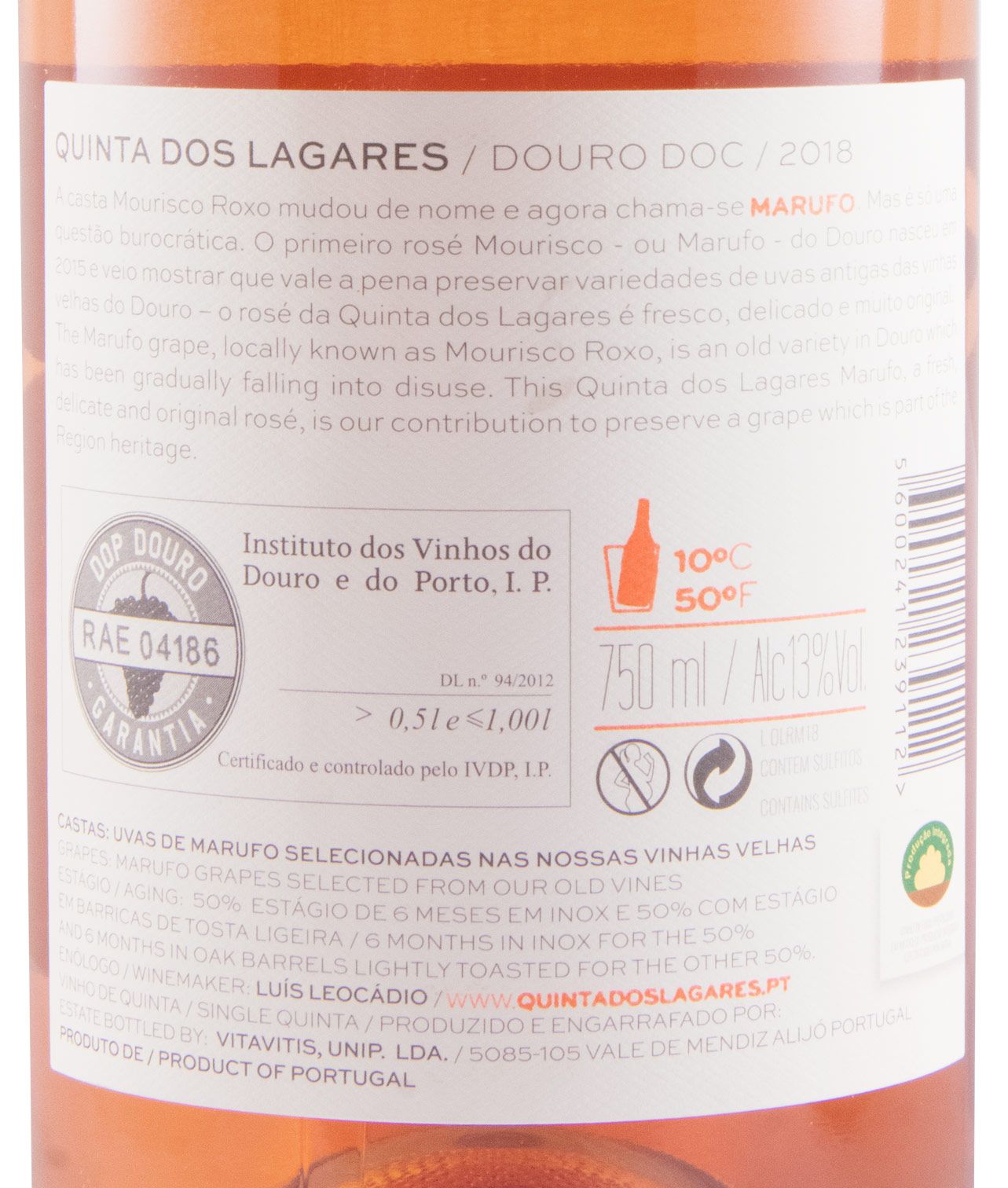 2018 Quinta dos Lagares Marufo rosé