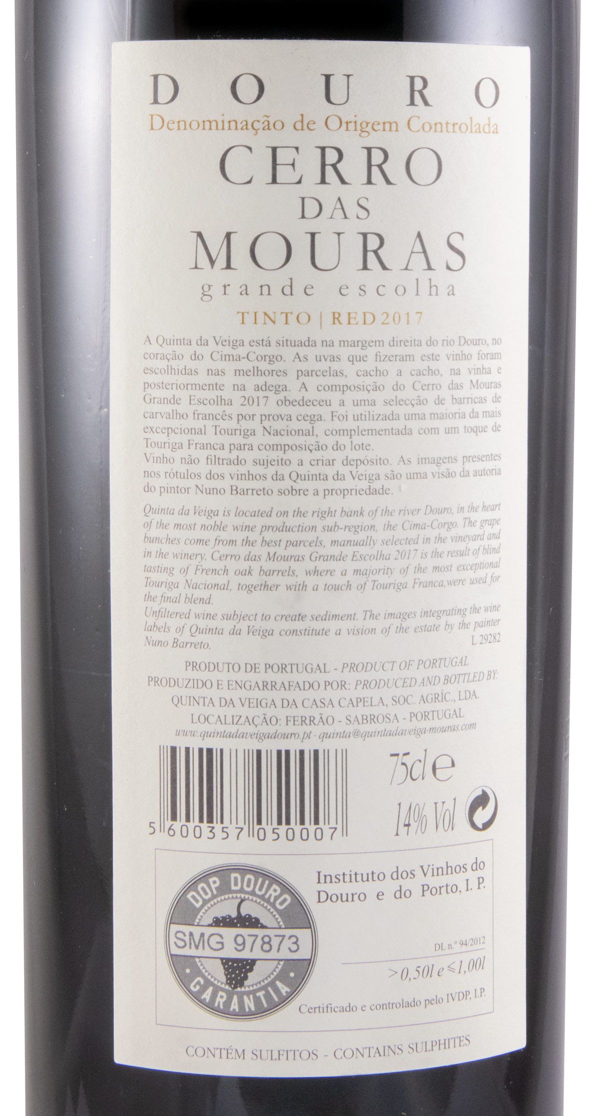 2017 Cerro das Mouras Grande Escolha red