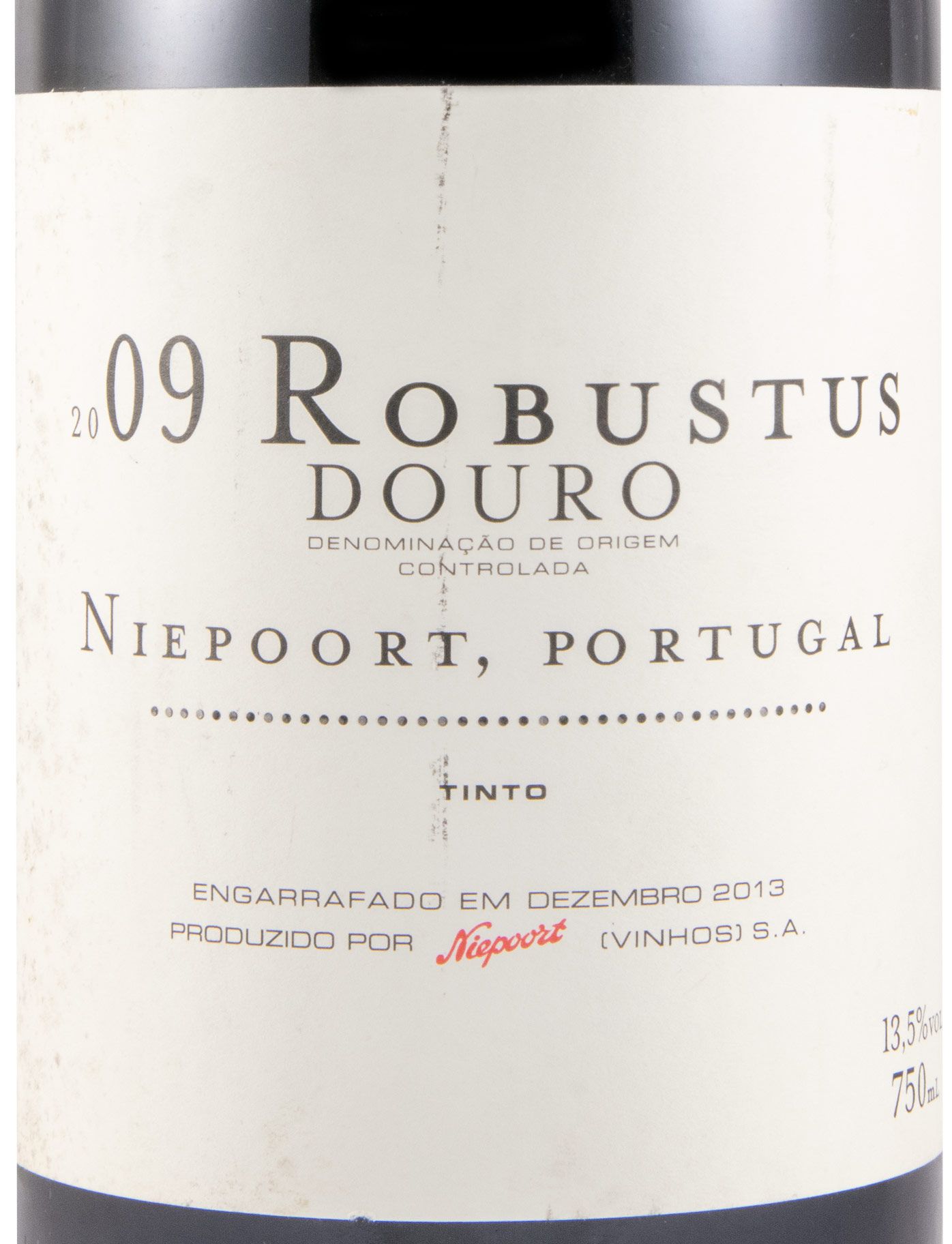 2009 Niepoort Robustus tinto (rótulo envelhecido)