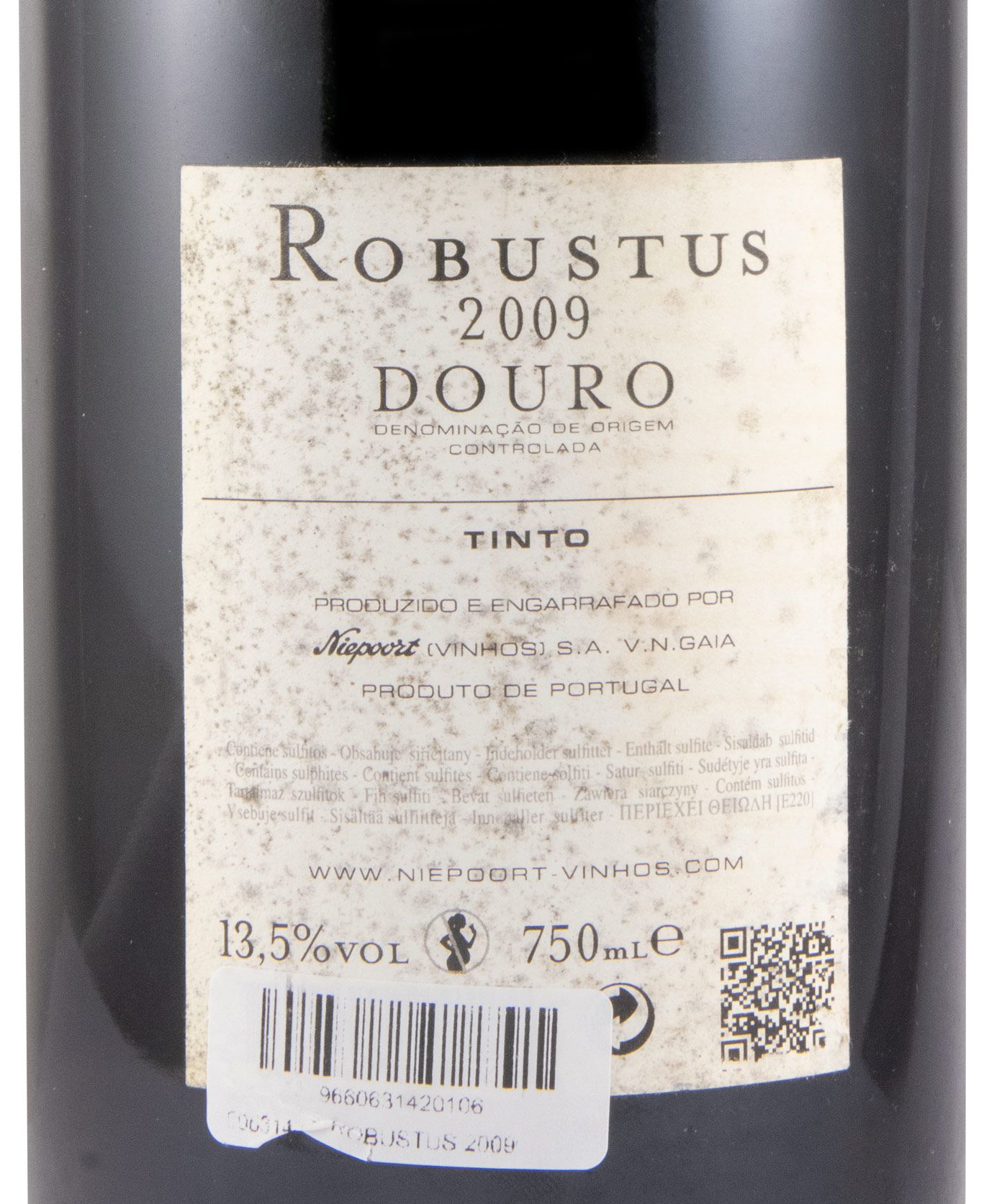 2009 Niepoort Robustus tinto (rótulo envelhecido)