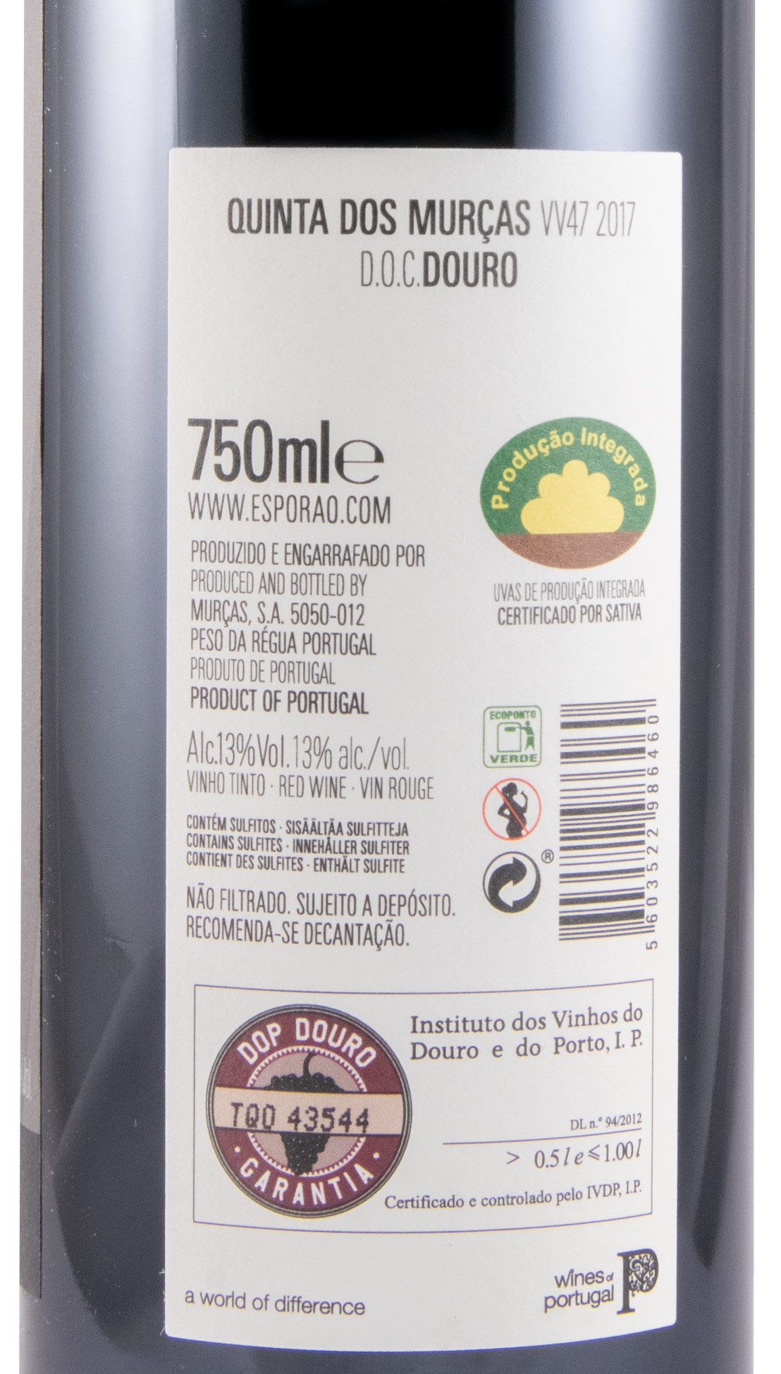 2017 Quinta dos Murças VV47 red
