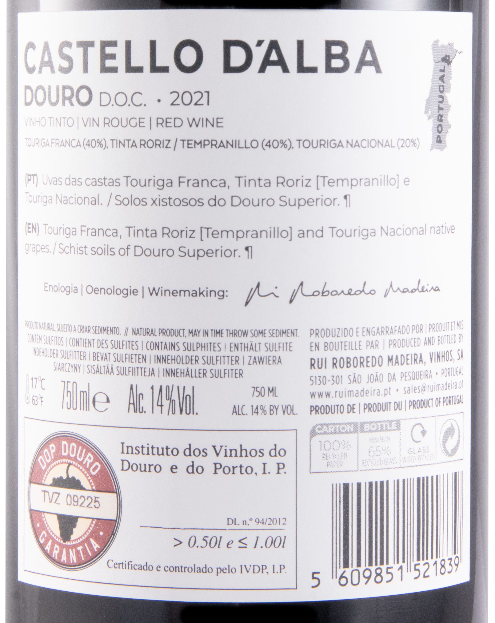 2021 Castello D'Alba tinto