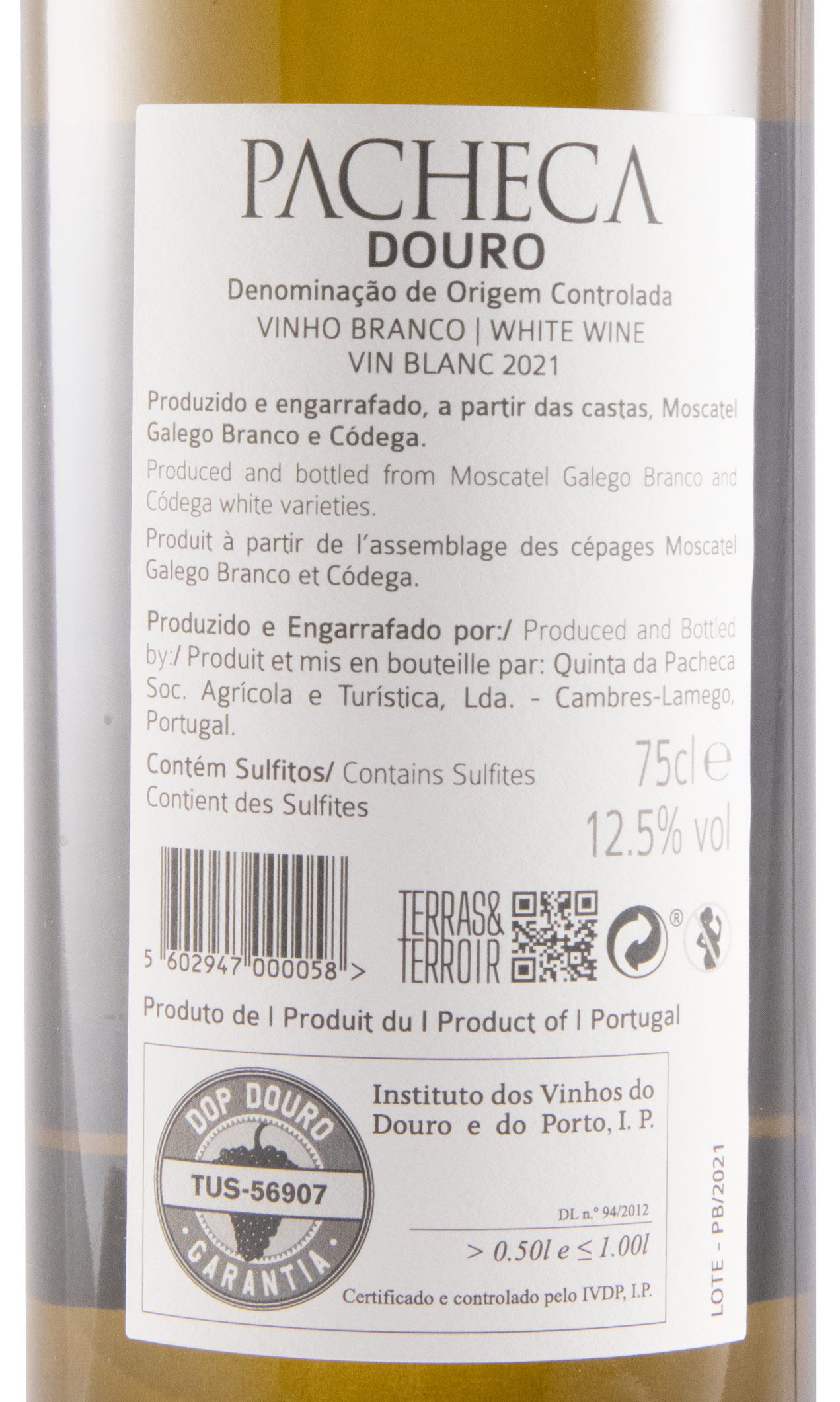 2021 Quinta da Pacheca white