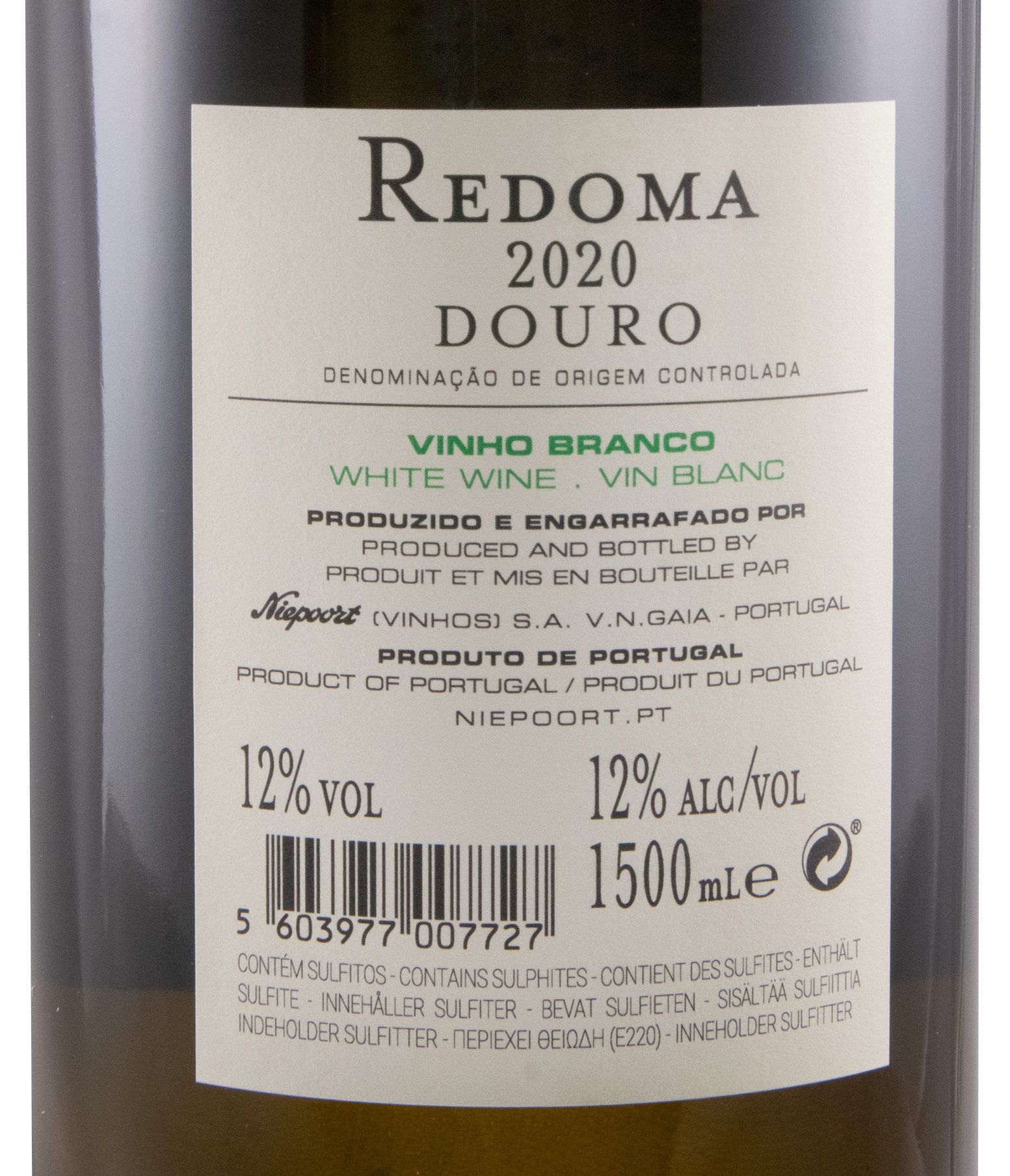 2020 Niepoort Redoma white 1.5L