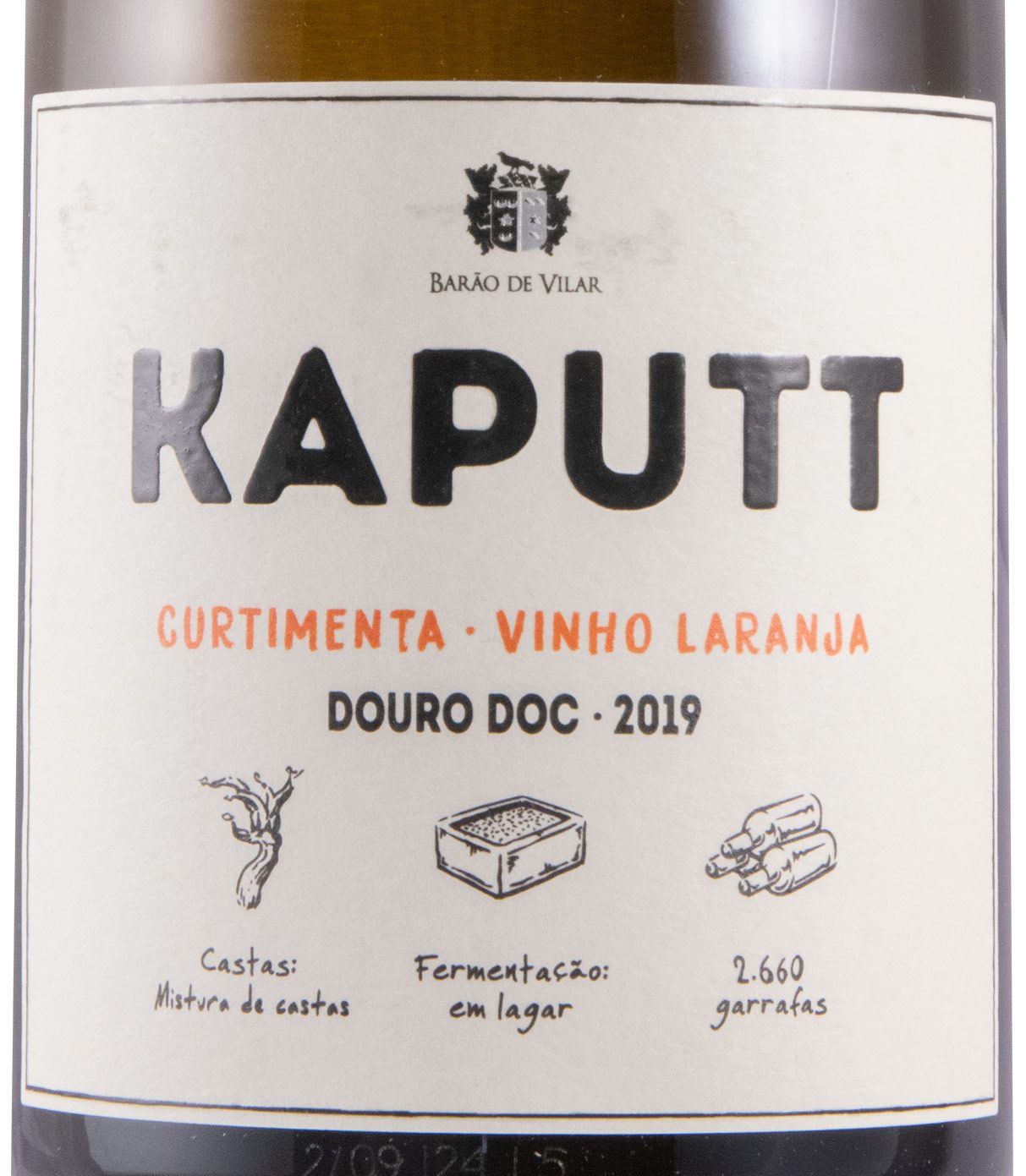 2019 Kaputt Laranja Curtimenta branco