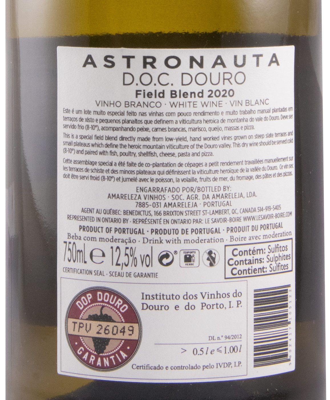 2020 Astronauta Field Blend Vinhas Velhas white