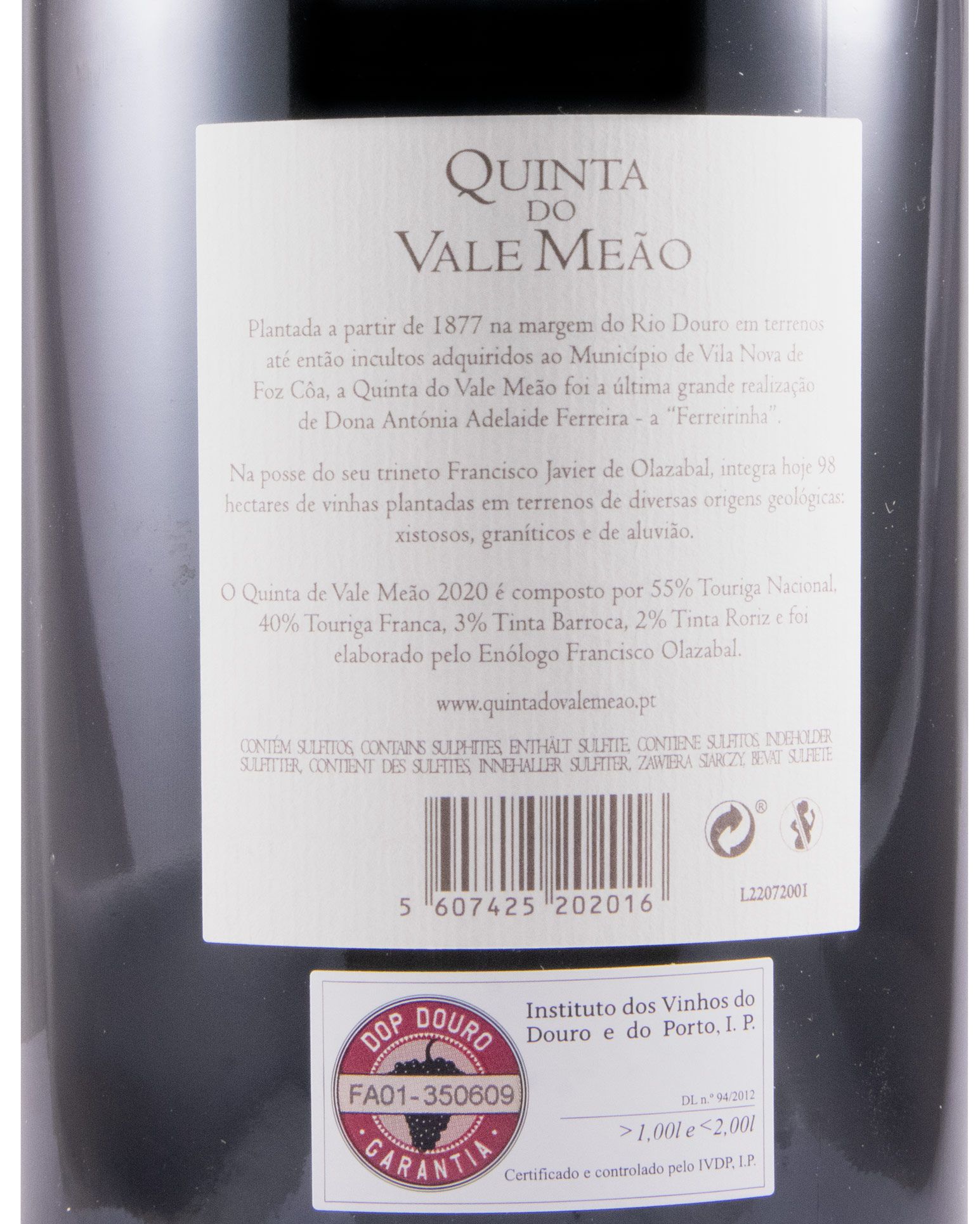 2020 Quinta do Vale Meão tinto 1,5L