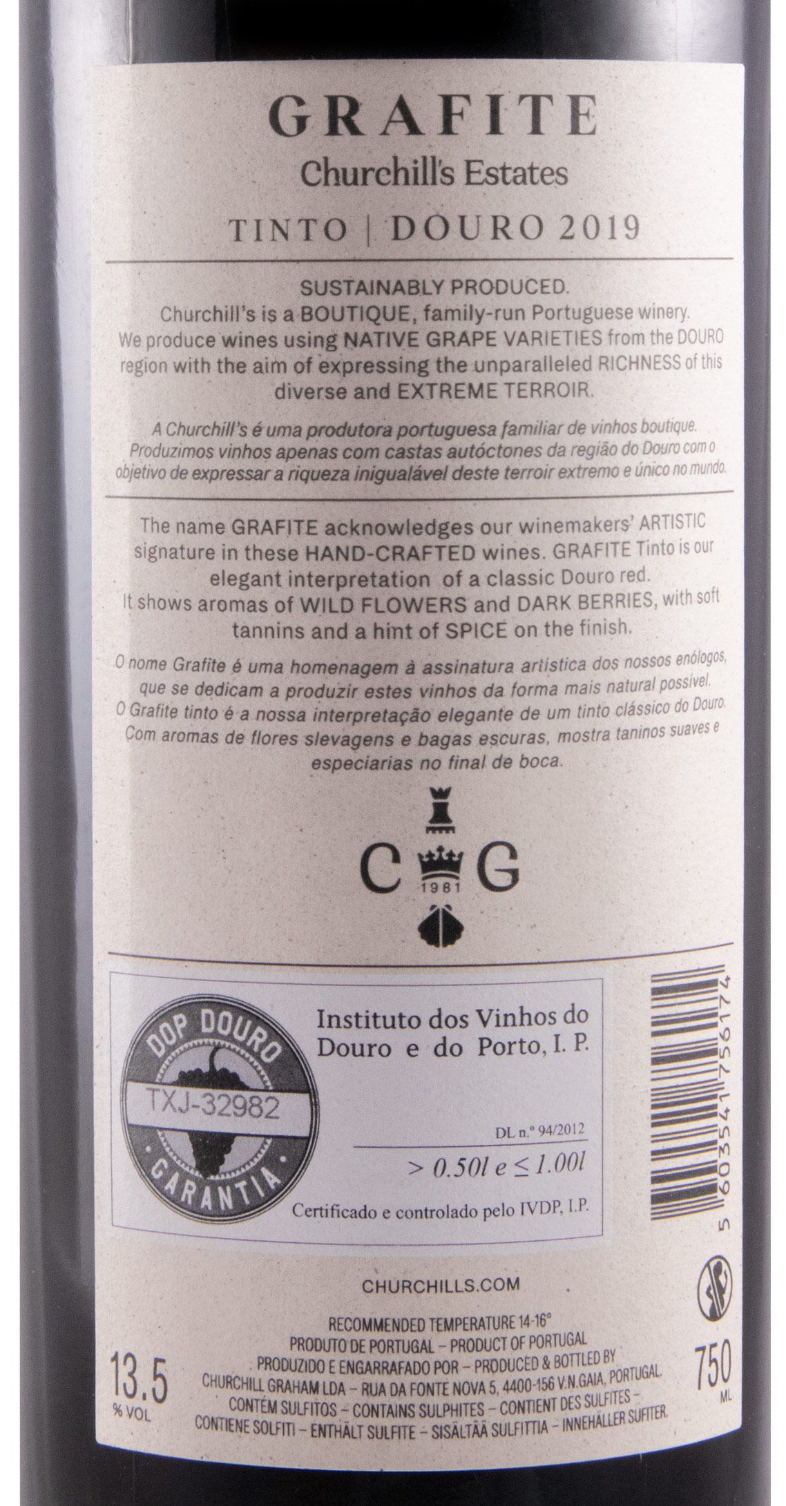 2019 Churchill's Grafite red