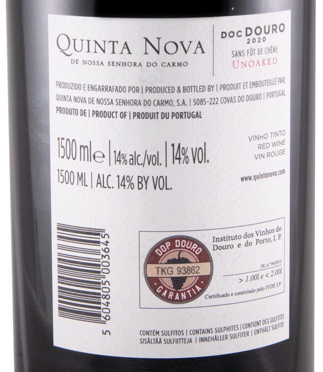 2020 Quinta Nova Unoaked tinto 1,5L