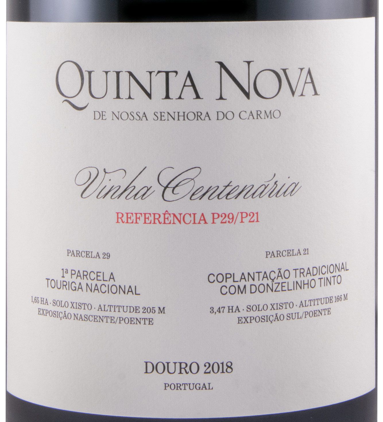 2018 Quinta Nova Vinha Centenária Referência P29/P21 red 1.5L