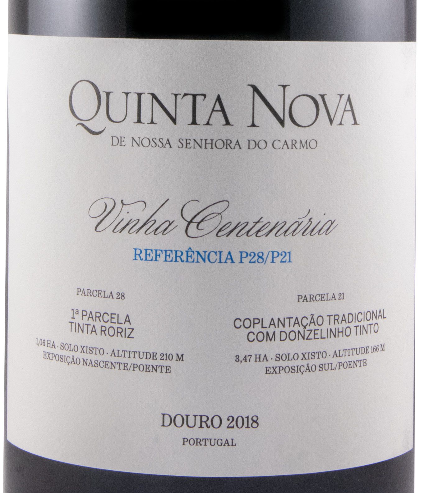 2018 Quinta Nova Vinha Centenária Referência P28/P21 tinto 1,5L