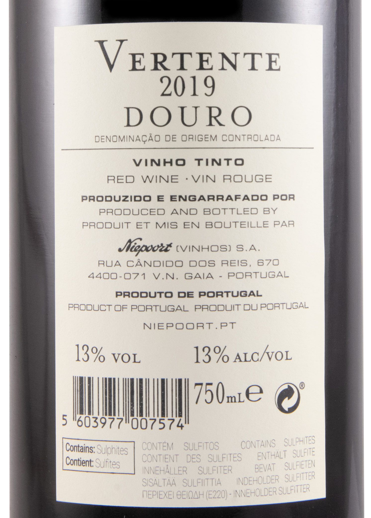 2019 Niepoort Vertente tinto