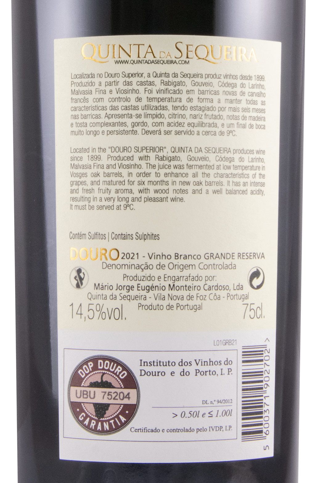 2021 Quinta da Sequeira Grande Reserva white