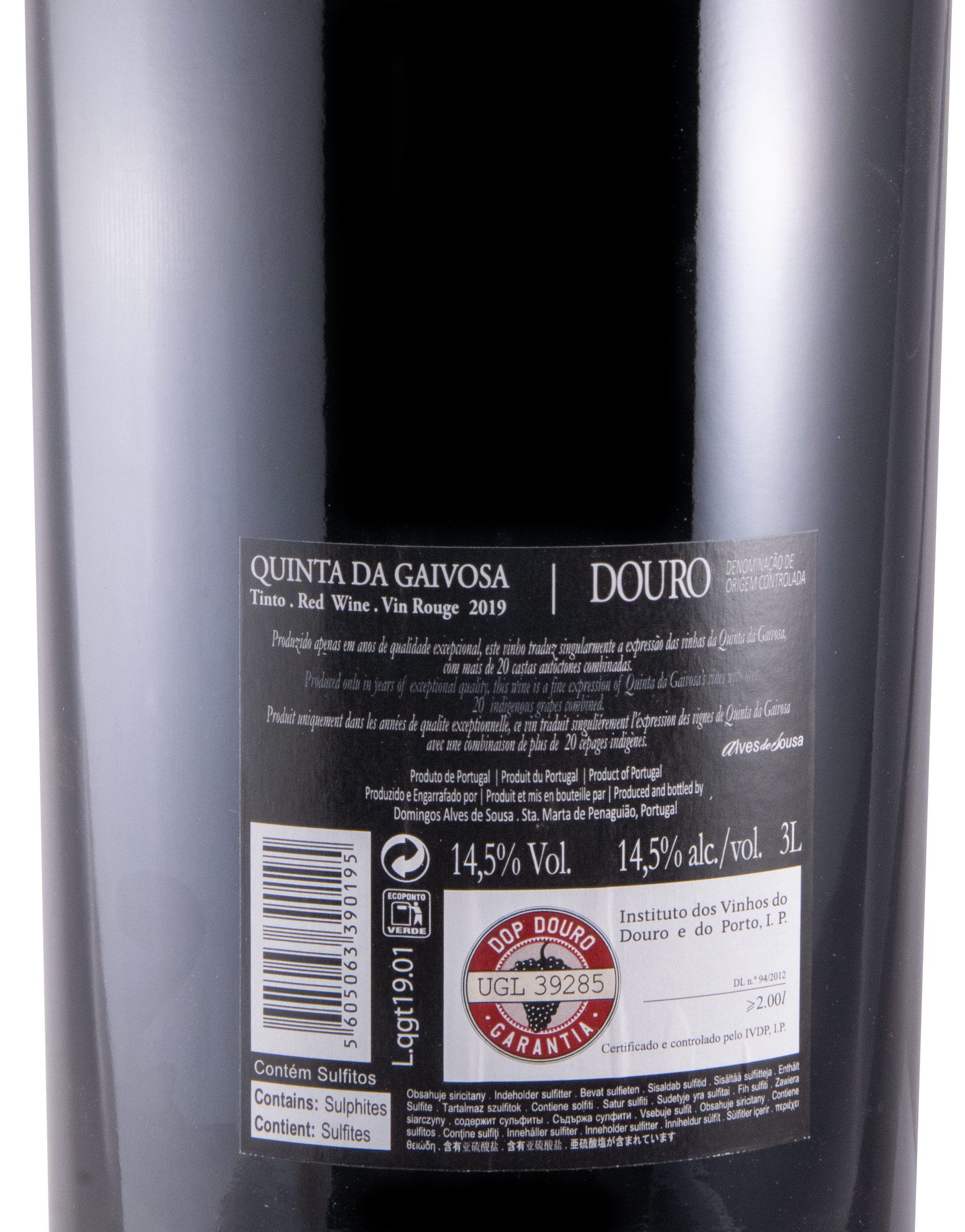 2019 Quinta da Gaivosa red 3L