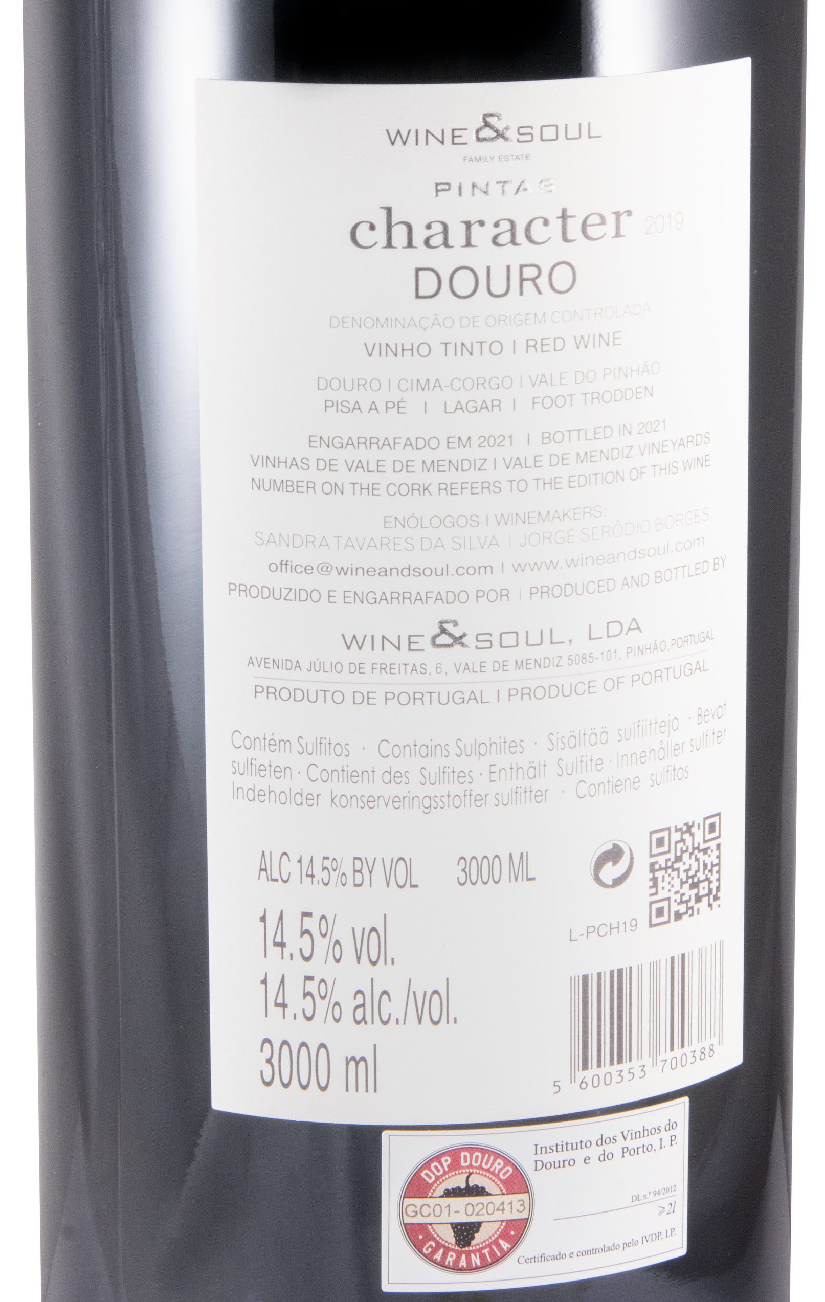 2019 Pintas Character tinto 3L